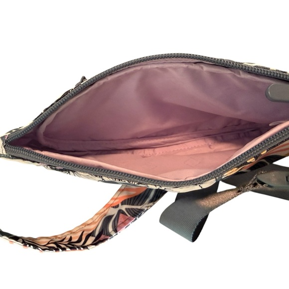 Vera Bradley Botanical Sling Backpack - Pink, Orange, Black - Picture 6 of 8